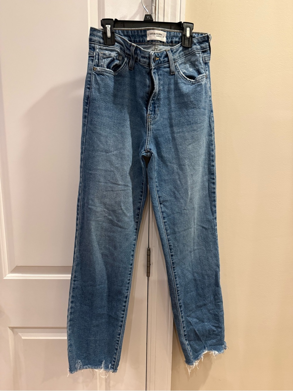 Just Black Light Blue Straight-Leg Women's Jeans
